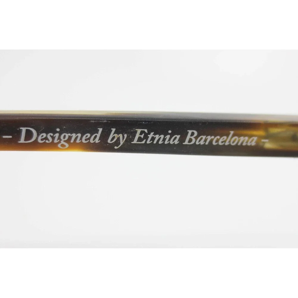 Etnia Barcelona Babylon HVWH Tortoise Shell Round Eyeglasses Frames 47-18-135